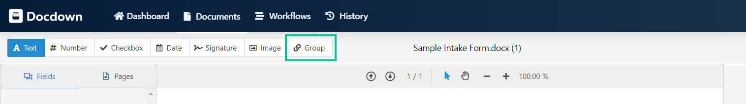 DD - Editor toolbar Group.png