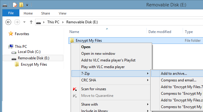 7-zip encrypt documents for email