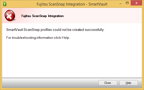 scansnap cardminder does not install