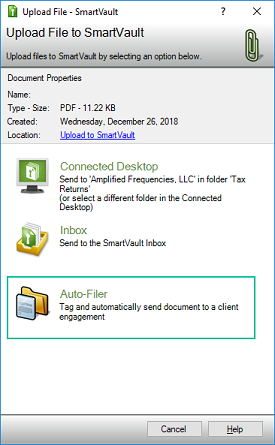 Printing Tax Returns To SmartVault Using The Auto Filer Tool SmartVault