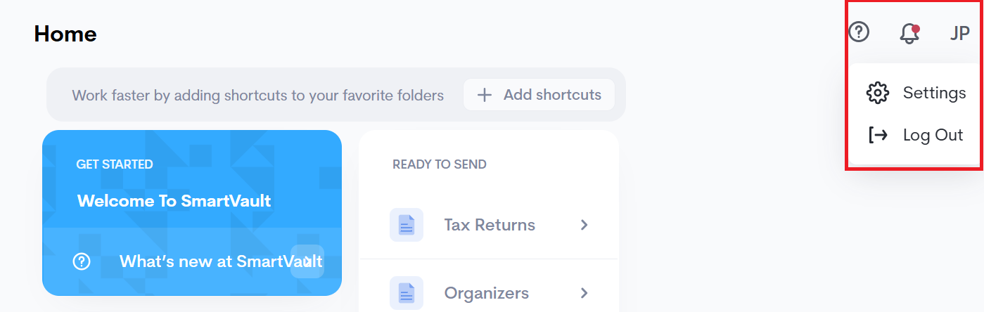 Step 1: Settings menu
