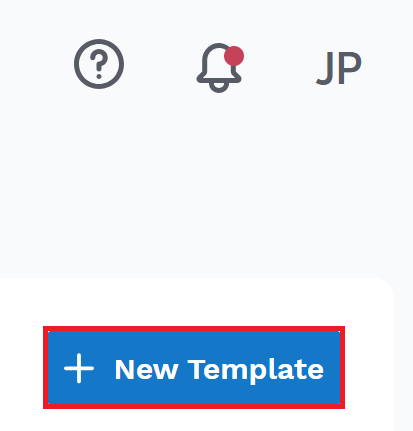Step 1: New Template button