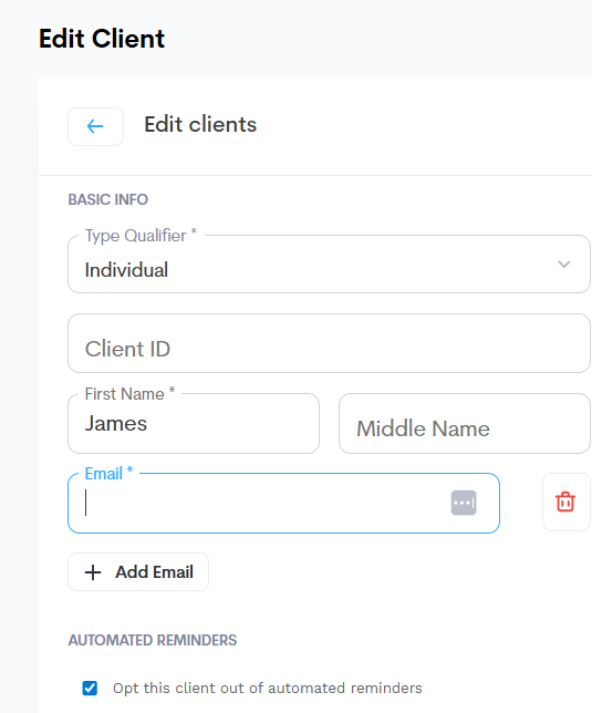 Step 3: Opt out checkbox