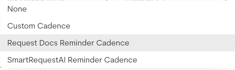 Step 6: Select Cadence Template