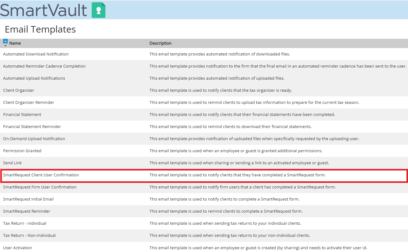 Step 3: Client email templates