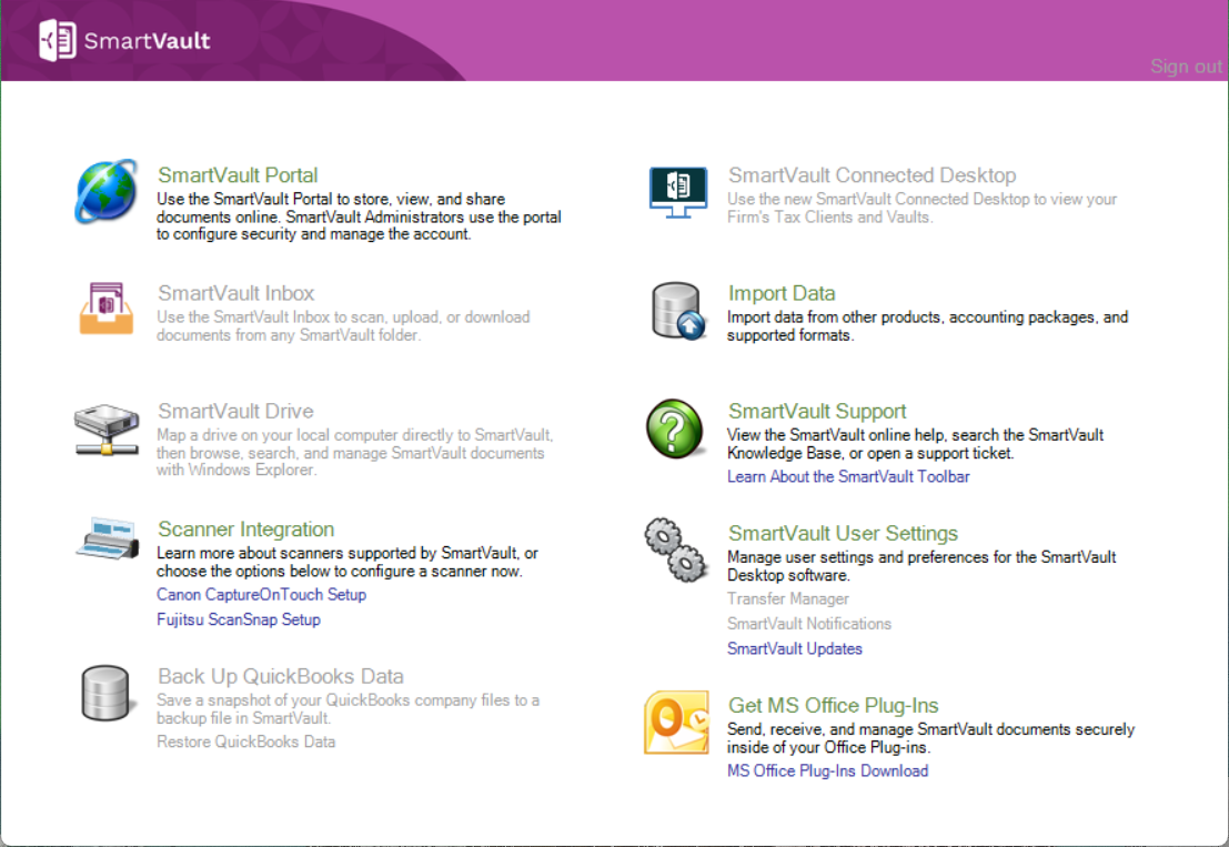 Step 1: Open SmartVault Launchpad