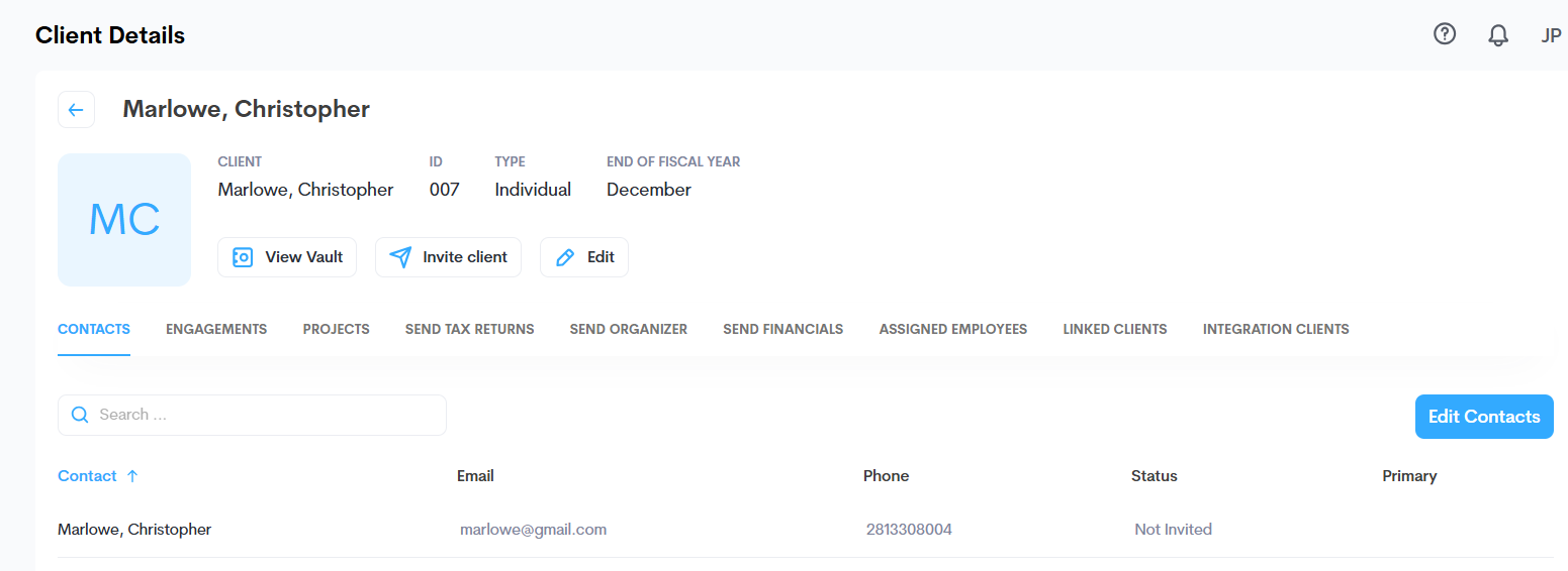 Previously, the read-only Client Details page gave no indication of a client's reminder opt-out status